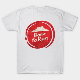 Cosplay Parody Pizza Hut Vintage Music Lovers - Born To Run T-Shirt